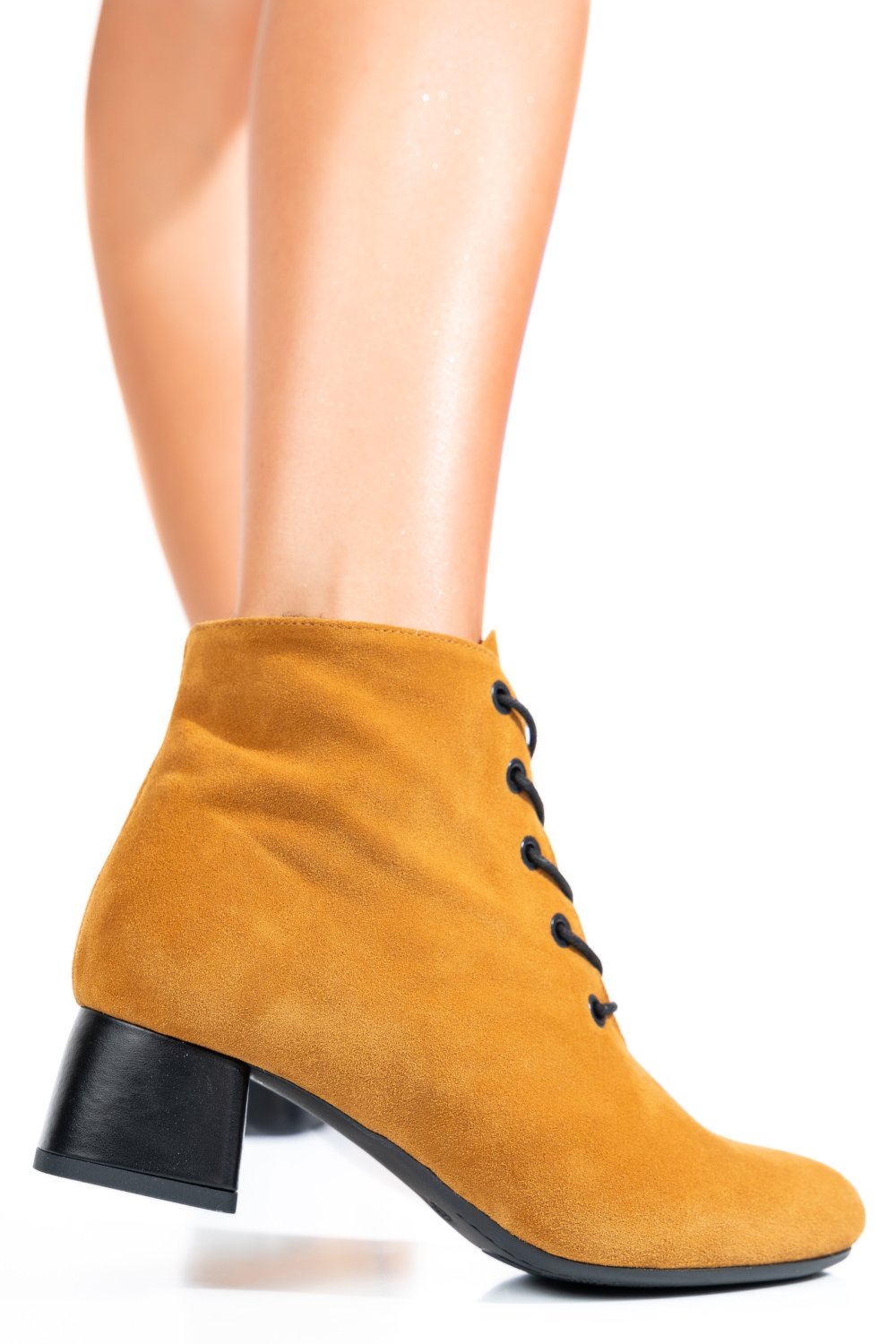 BOTINE MARO PIELE NATURALA 7S7780