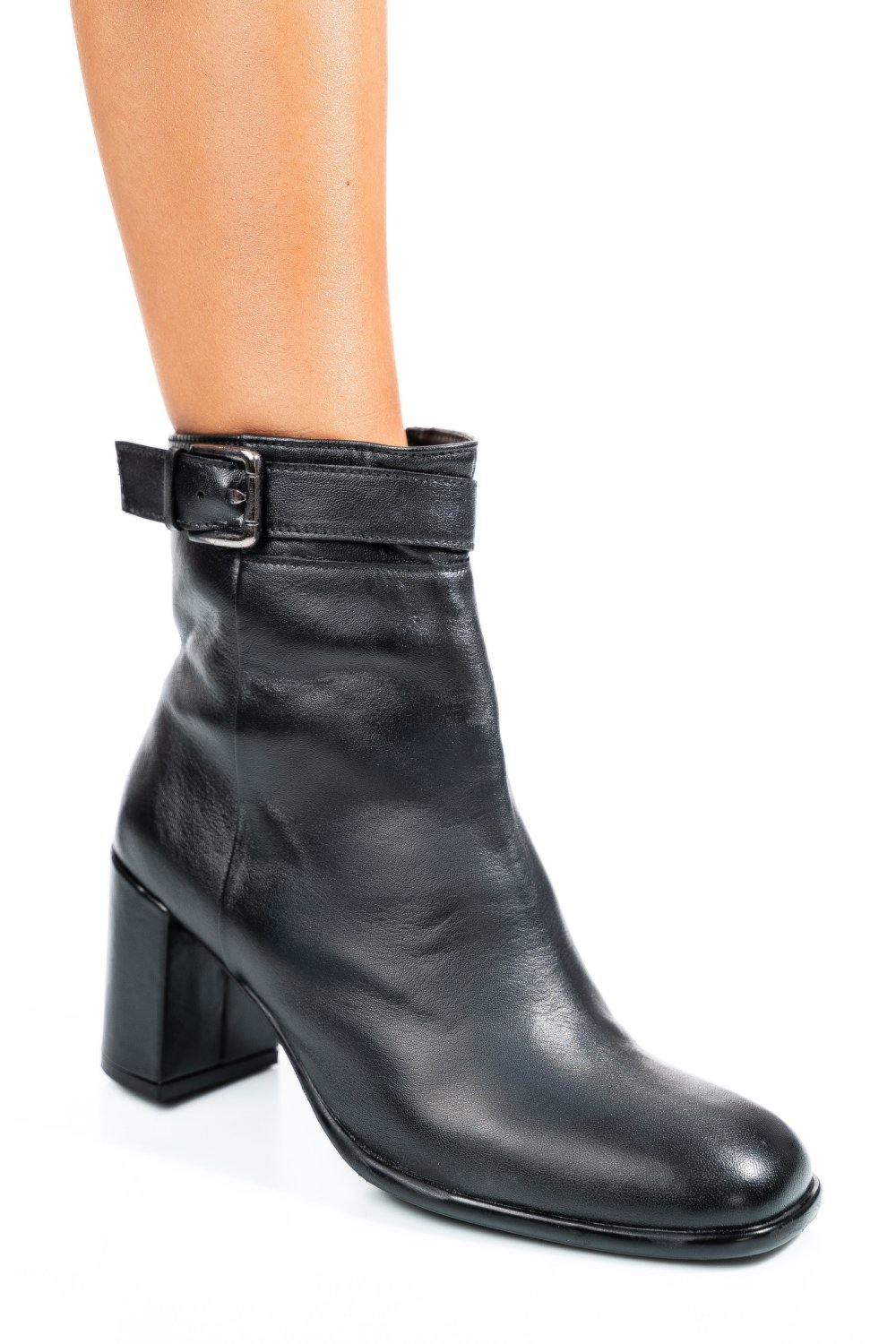 BOTINE NEGRE PIELE NATURALA 1S771835