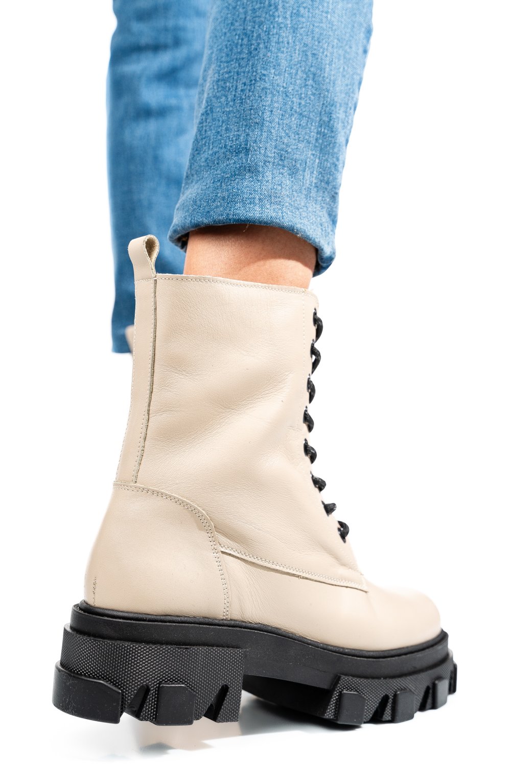 GHETE BEJ PIELE NATURALA 1S7751