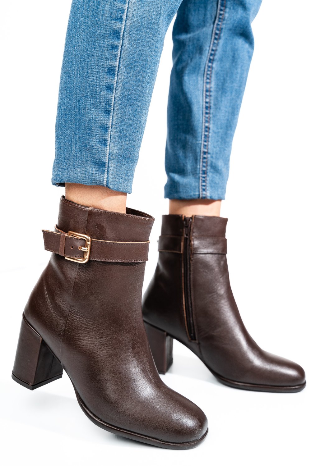 BOTINE MARO PIELE NATURALA 1S771835