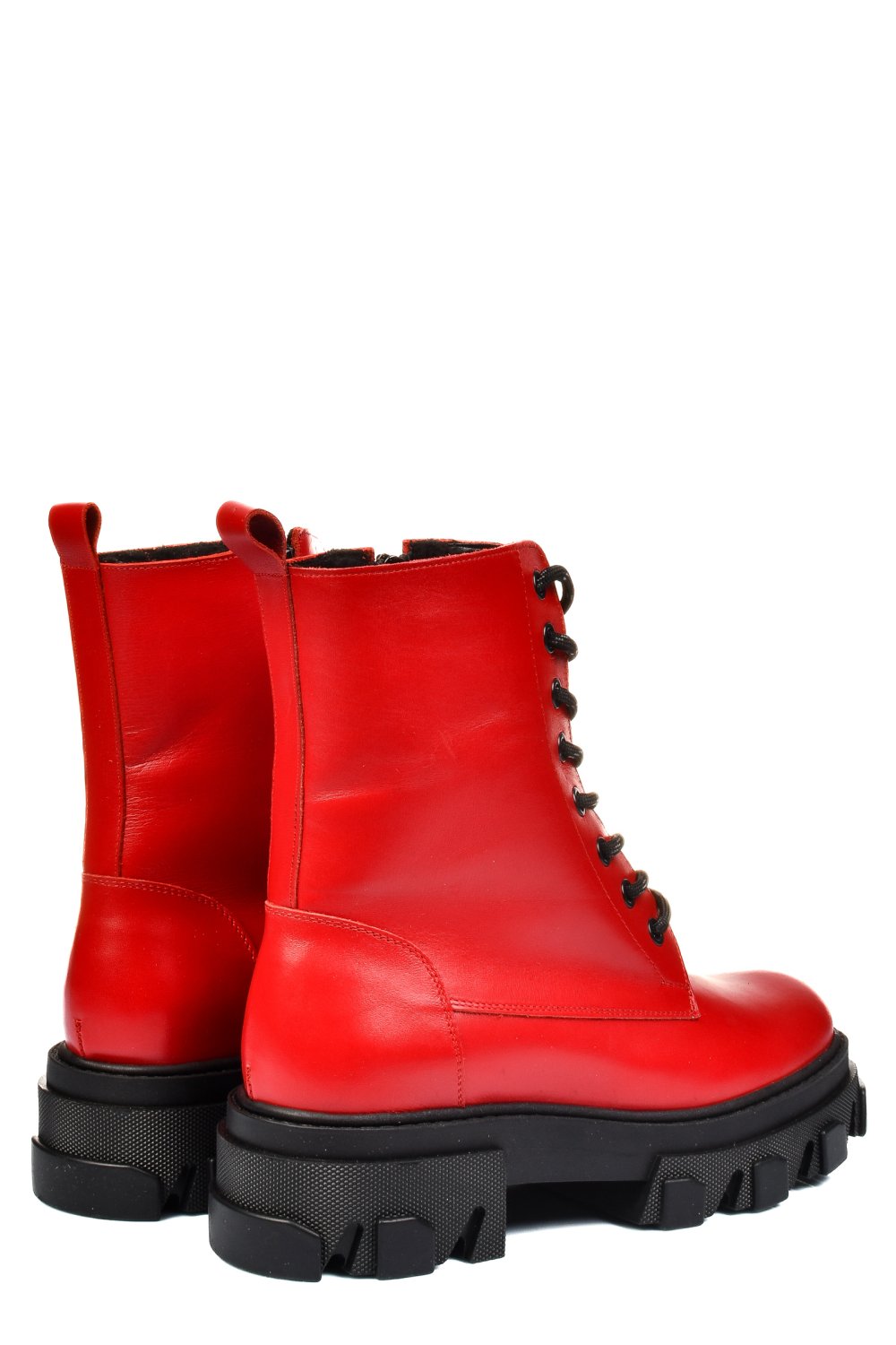 GHETE ROSII PIELE NATURALA 1S7751