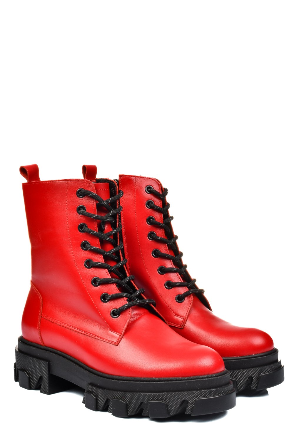 GHETE ROSII PIELE NATURALA 1S7751