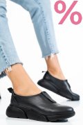 PANTOFI SPORT FEMEI PIELE NATURALA NEGRI 2002L