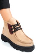GHETE BEJ PIELE NATURALA NABUK AKD5906