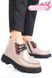 Ghete taupe piele naturala akd5906