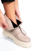 GHETE TAUPE PIELE NATURALA APCK4005