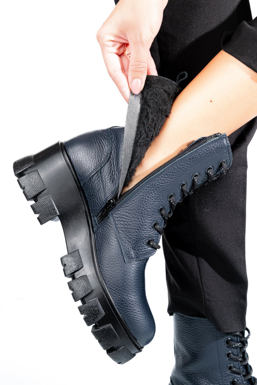 GHETE BLEUMARIN PIELE NATURALA 1S7755