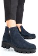 Ghete bleumarin piele naturala intoarsa 0s7724