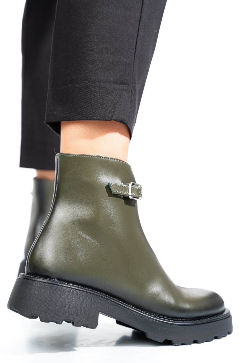 GHETE VERZI PIELE NATURALA 4S7730