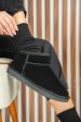 Ghete dama imblanite piele naturala intoarsa negre 1s771200