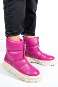 GHETE FUCHSIA PIELE NATURALA APCK4005