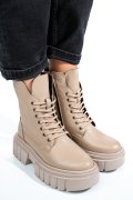 GHETE DAMA PIELE NATURALA TAUPE 2S7722833NB