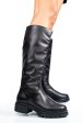 Cizme negre piele naturala ds77asia