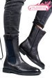 Ghete dama captusite piele naturala gri inchis wh398h06