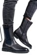 Ghete dama captusite piele naturala gri inchis wh398h06