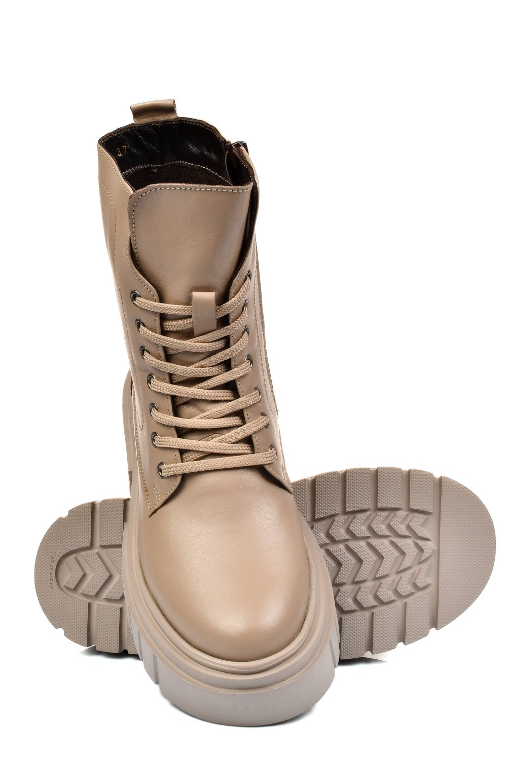 GHETE DAMA PIELE NATURALA TAUPE 2S7722833NB