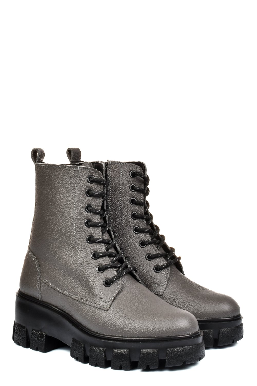 GHETE GRI PIELE NATURALA 1S7755