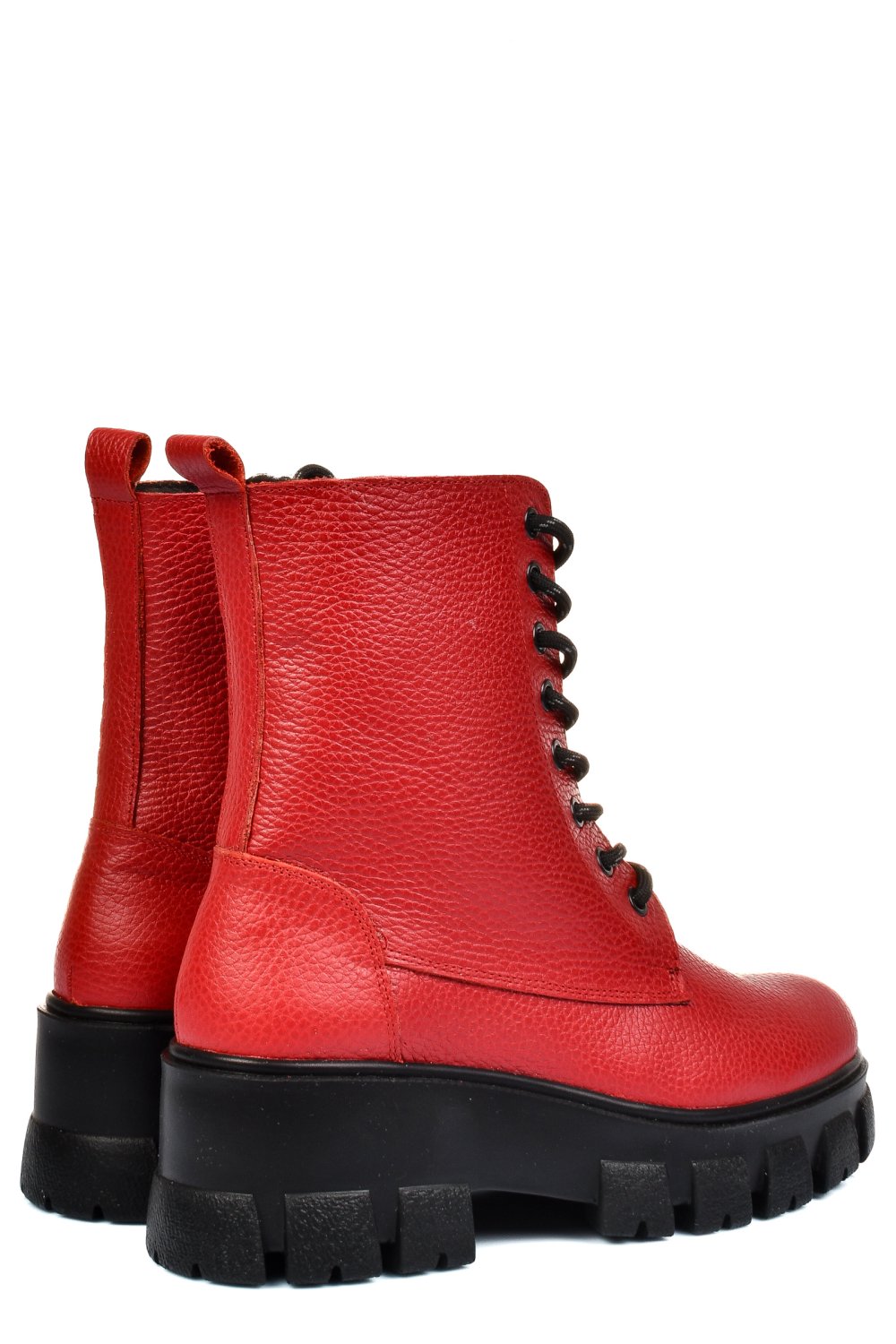 GHETE ROSII PIELE NATURALA 1S7755