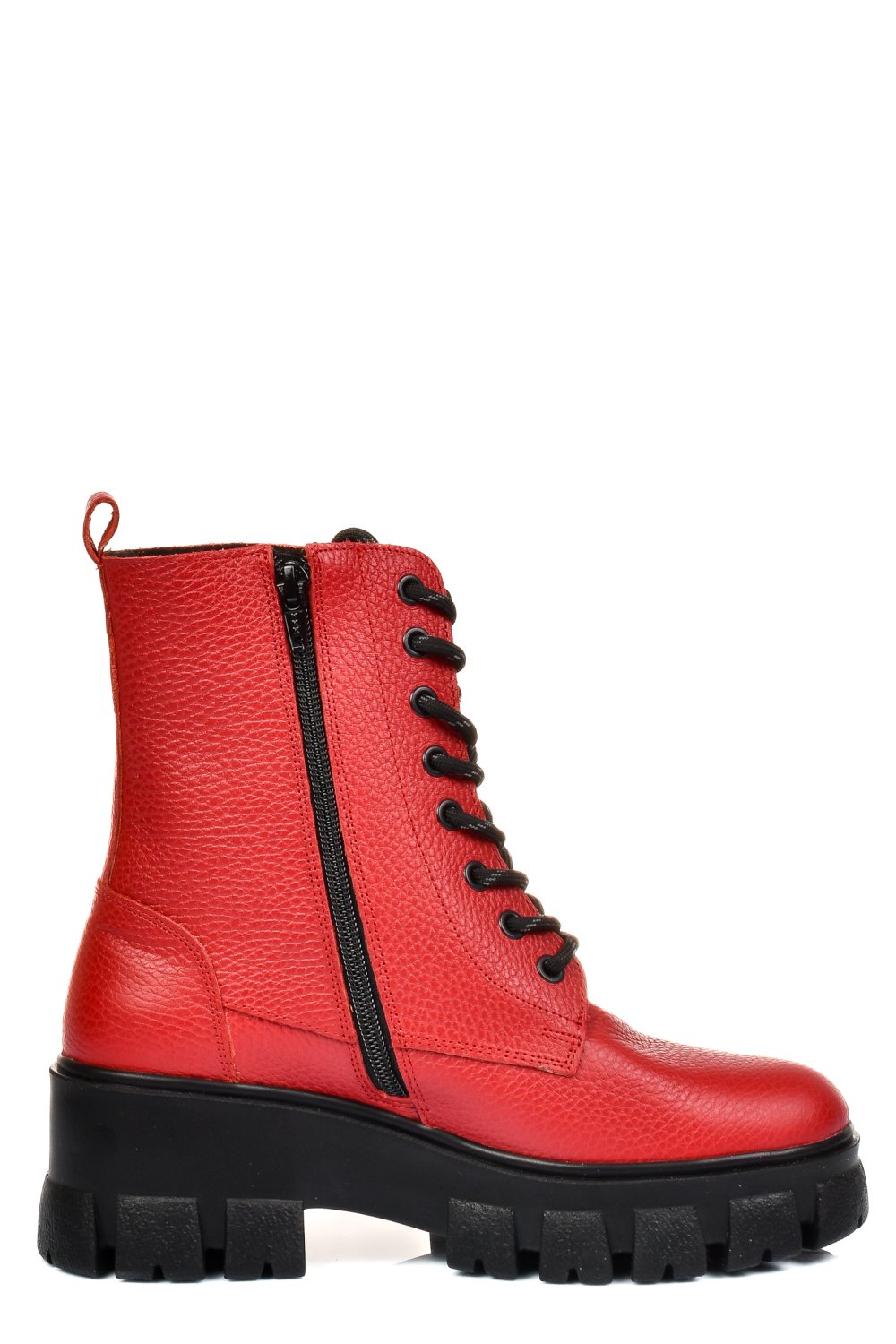 GHETE ROSII PIELE NATURALA 1S7755