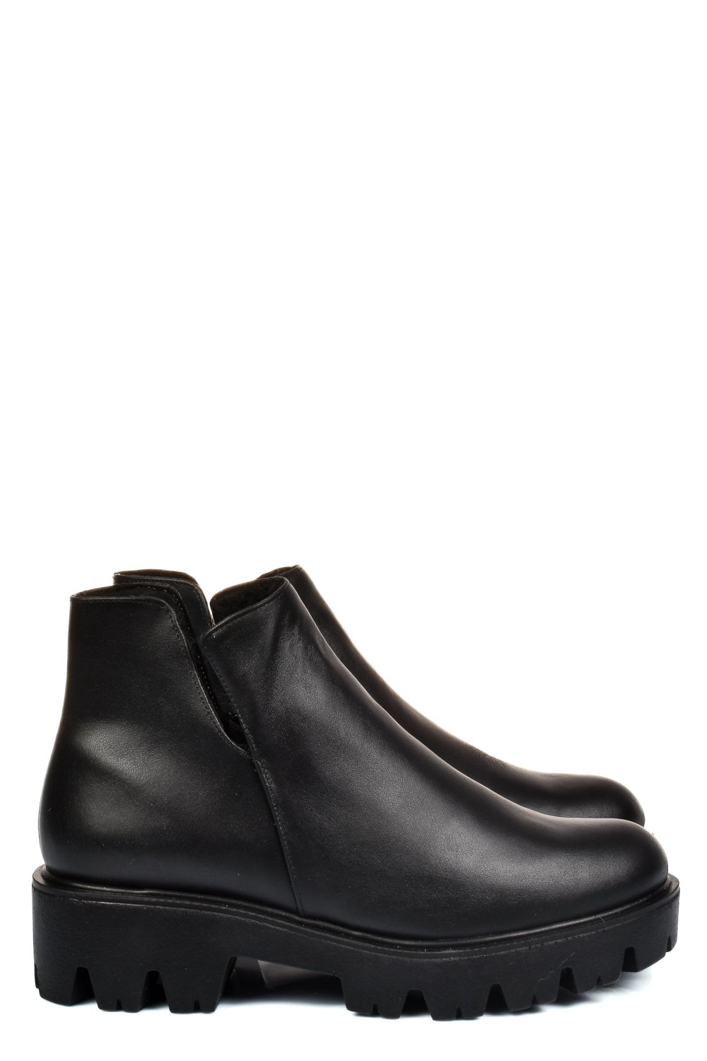 GHETE NEGRE PIELE NATURALA 0S7724