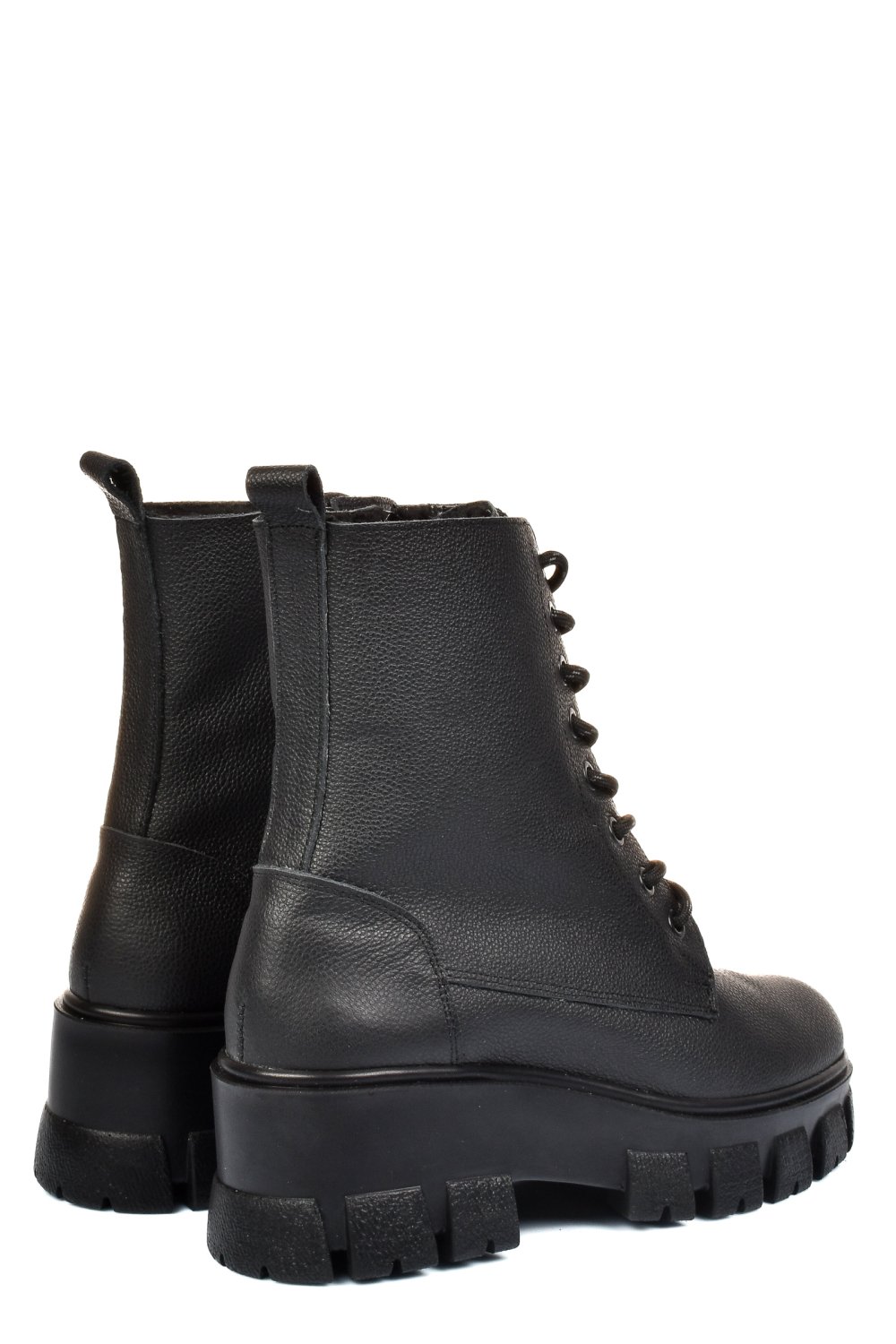 GHETE NEGRE PIELE NATURALA 1S7755