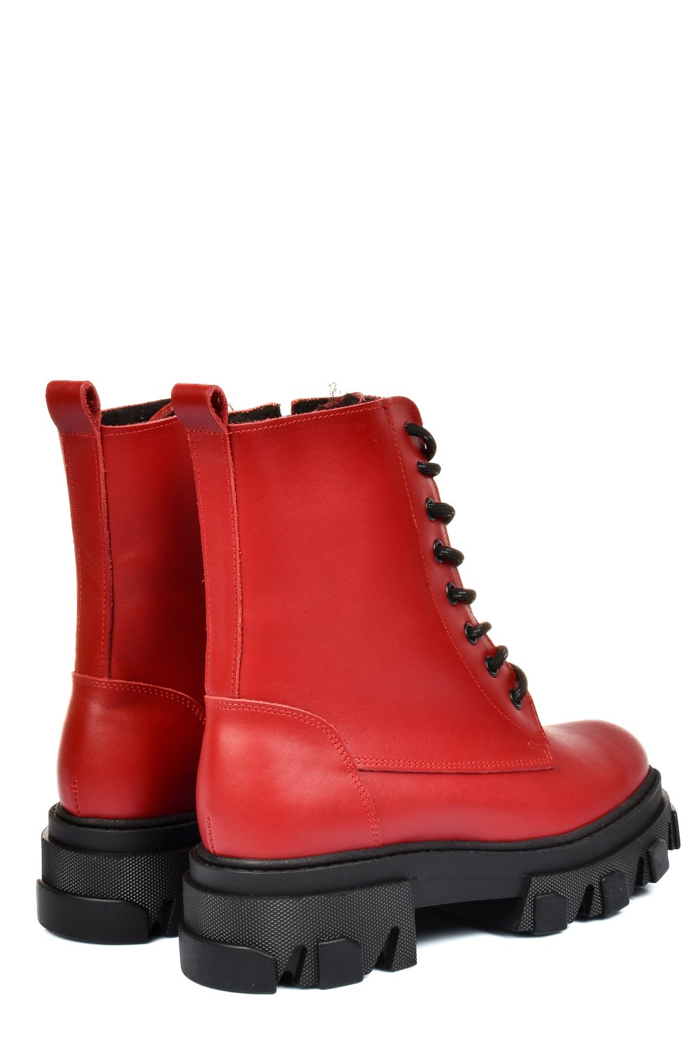 GHETE ROSII PIELE NATURALA 1S7724