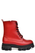 GHETE ROSII PIELE NATURALA 1S7724