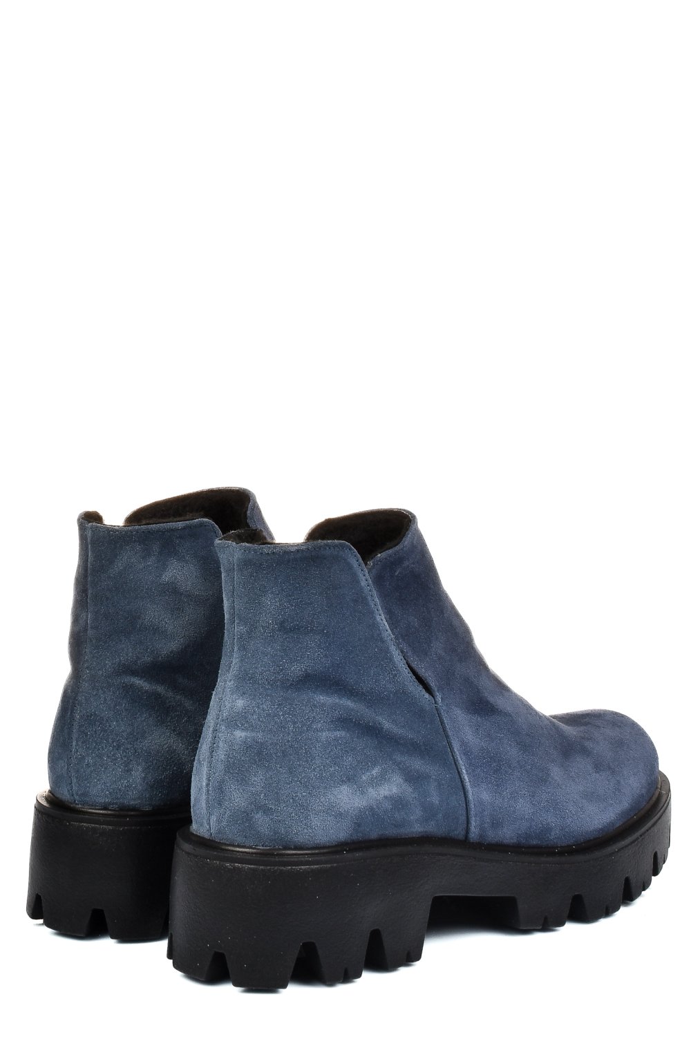 GHETE ALBASTRE PIELE NATURALA INTOARSA 0S7724