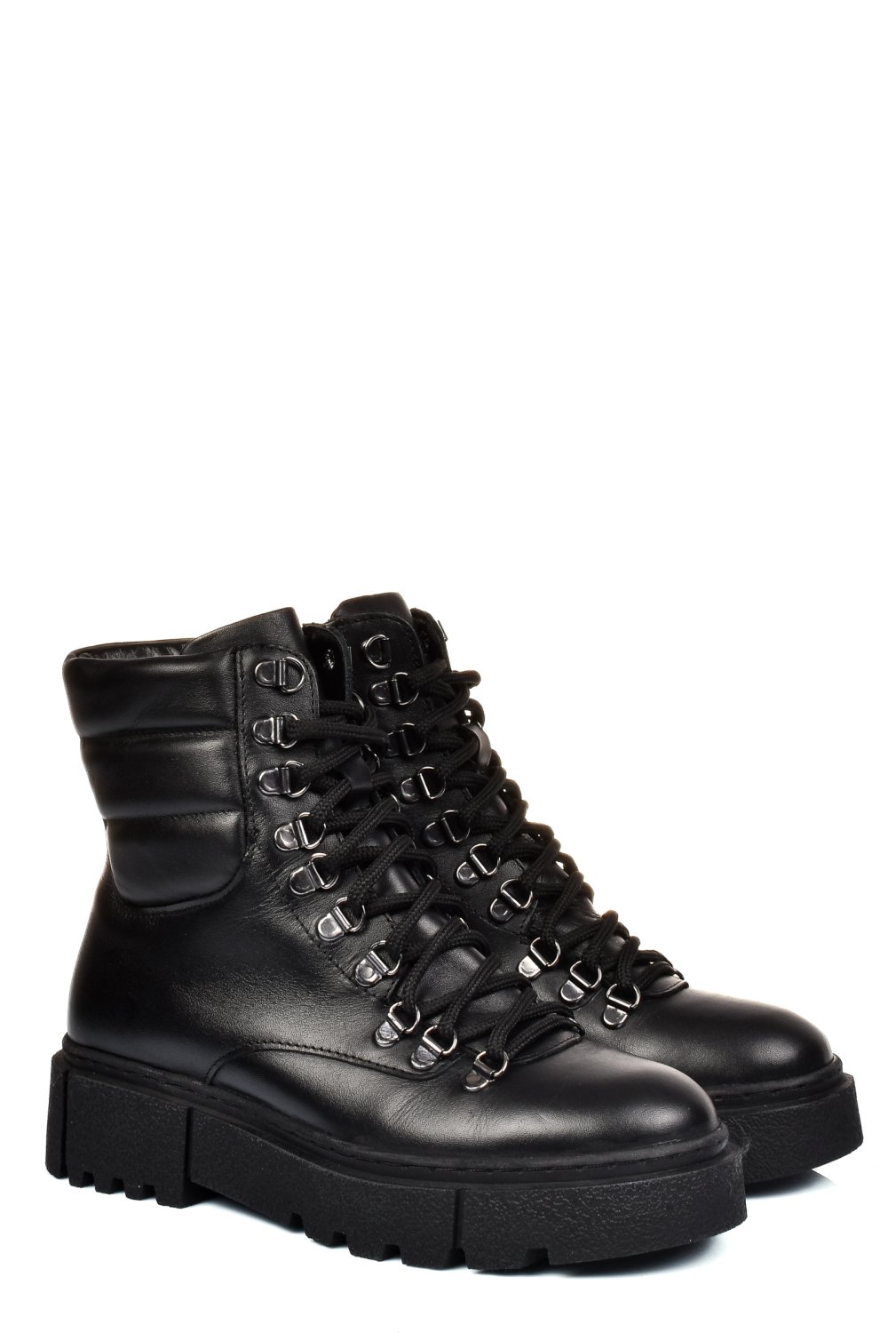 GHETE NEGRE PIELE NATURALA 4S7762