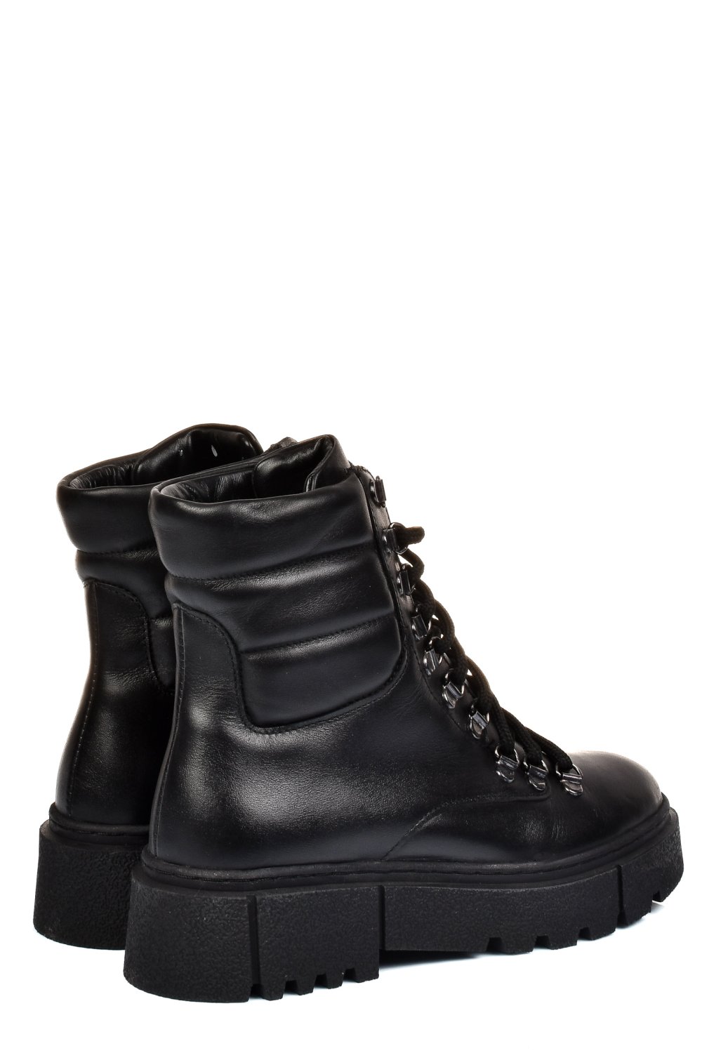 GHETE NEGRE PIELE NATURALA 4S7762