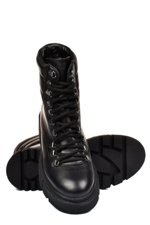 Ghete negre piele naturala 4s7762