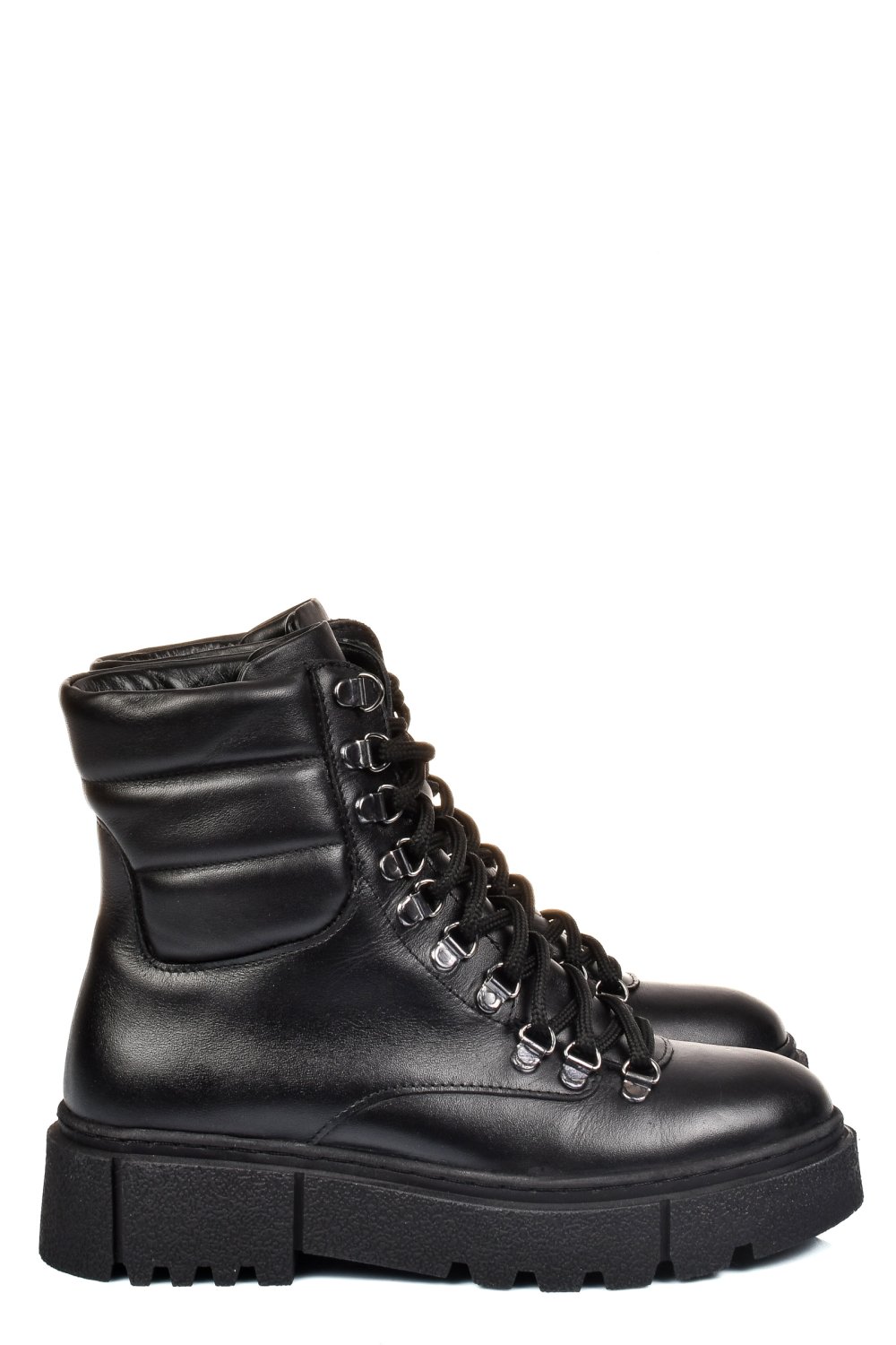 GHETE NEGRE PIELE NATURALA 4S7762