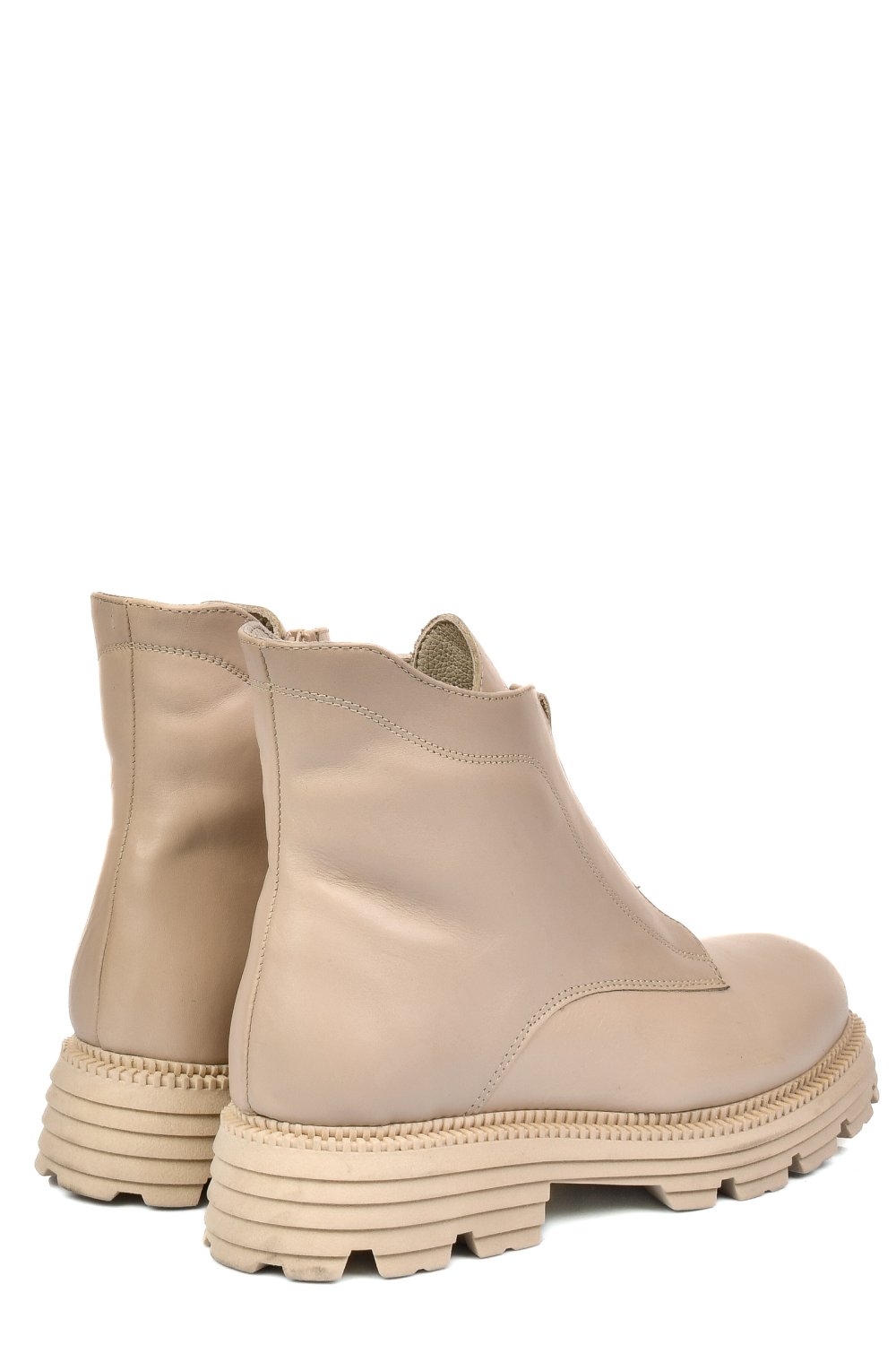 GHETE DAMA IMBLANITE PIELE NATURALA BEJ 4S7723
