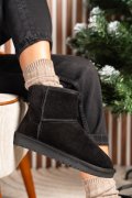 CIZME NEGRE PIELE NATURALA INTOARSA 5SP854
