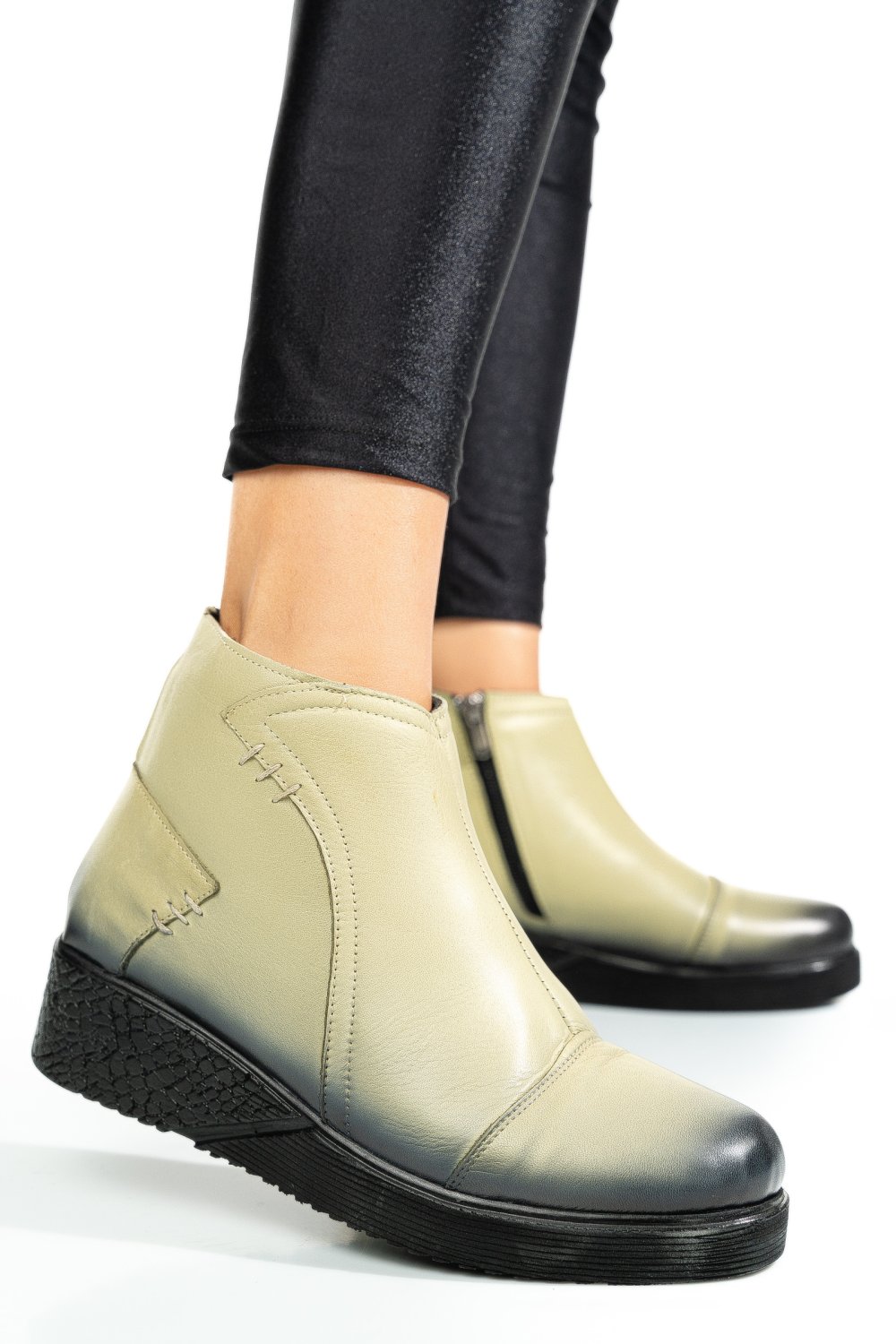 GHETE VERZI PIELE NATURALA APCKD100