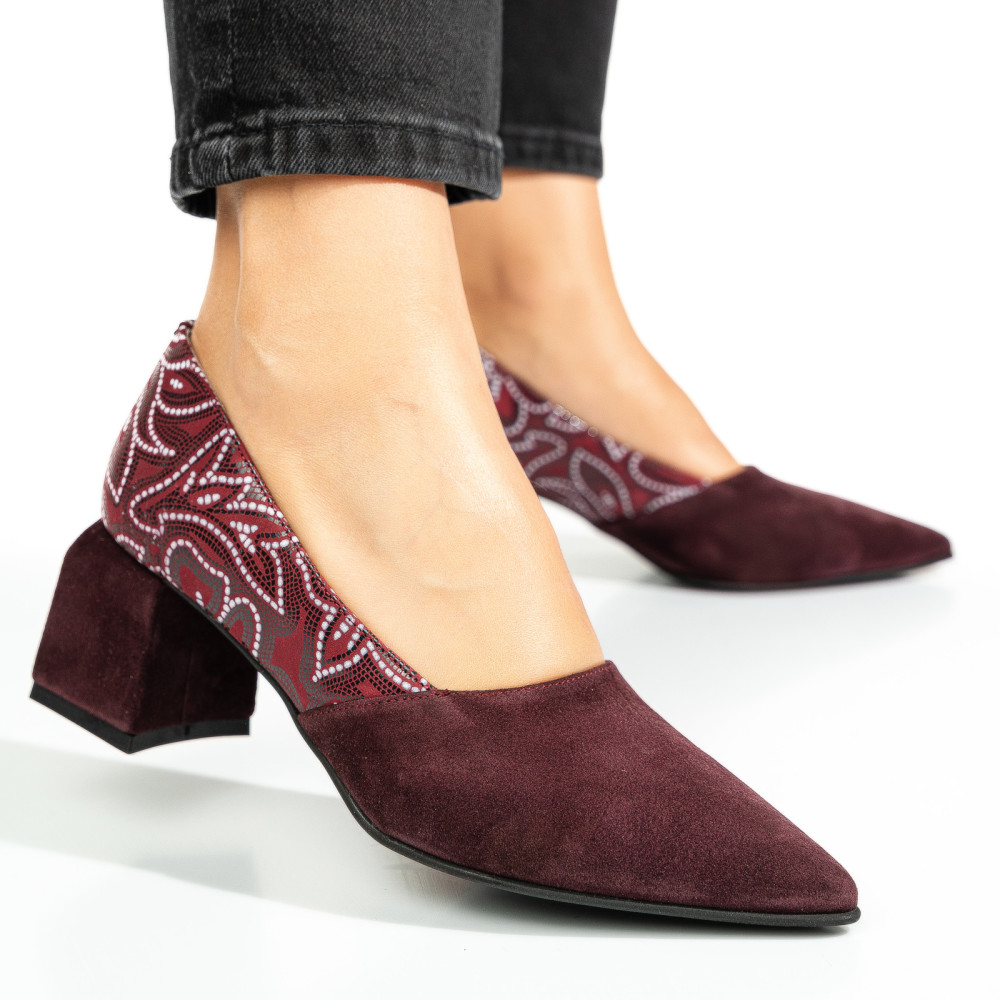 PANTOFI ALL WINE PIELE NATURALA INTOARSA 5S77460