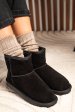 Cizme negre piele naturala intoarsa 5sp854