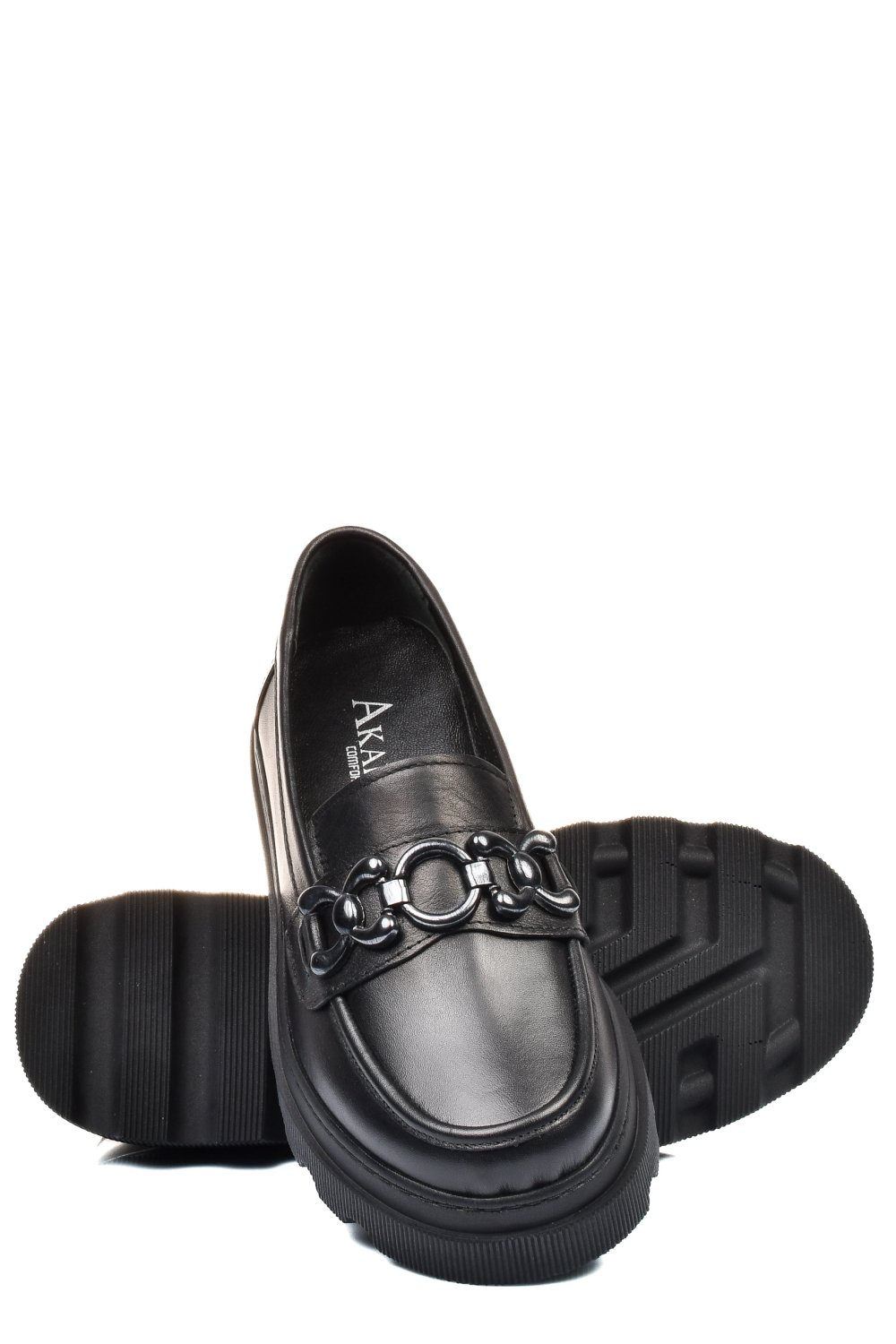 PANTOFI NEGRI PIELE NATURALA APCKD5402