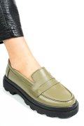 PANTOFI OLIVE PIELE NATURALA APCKD2402