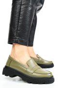 PANTOFI OLIVE PIELE NATURALA APCKD2402