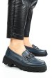 Pantofi bleumarin piele naturala apckd5402