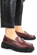 PANTOFI BORDO PIELE NATURALA APCKD2402