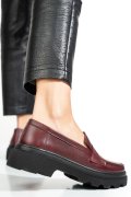 PANTOFI BORDO PIELE NATURALA APCKD2402