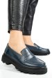 Pantofi bleumarin piele naturala apckd2402