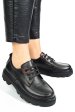 Pantofi negri piele naturala apckd7465