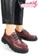 Pantofi bordo piele naturala apckd7465