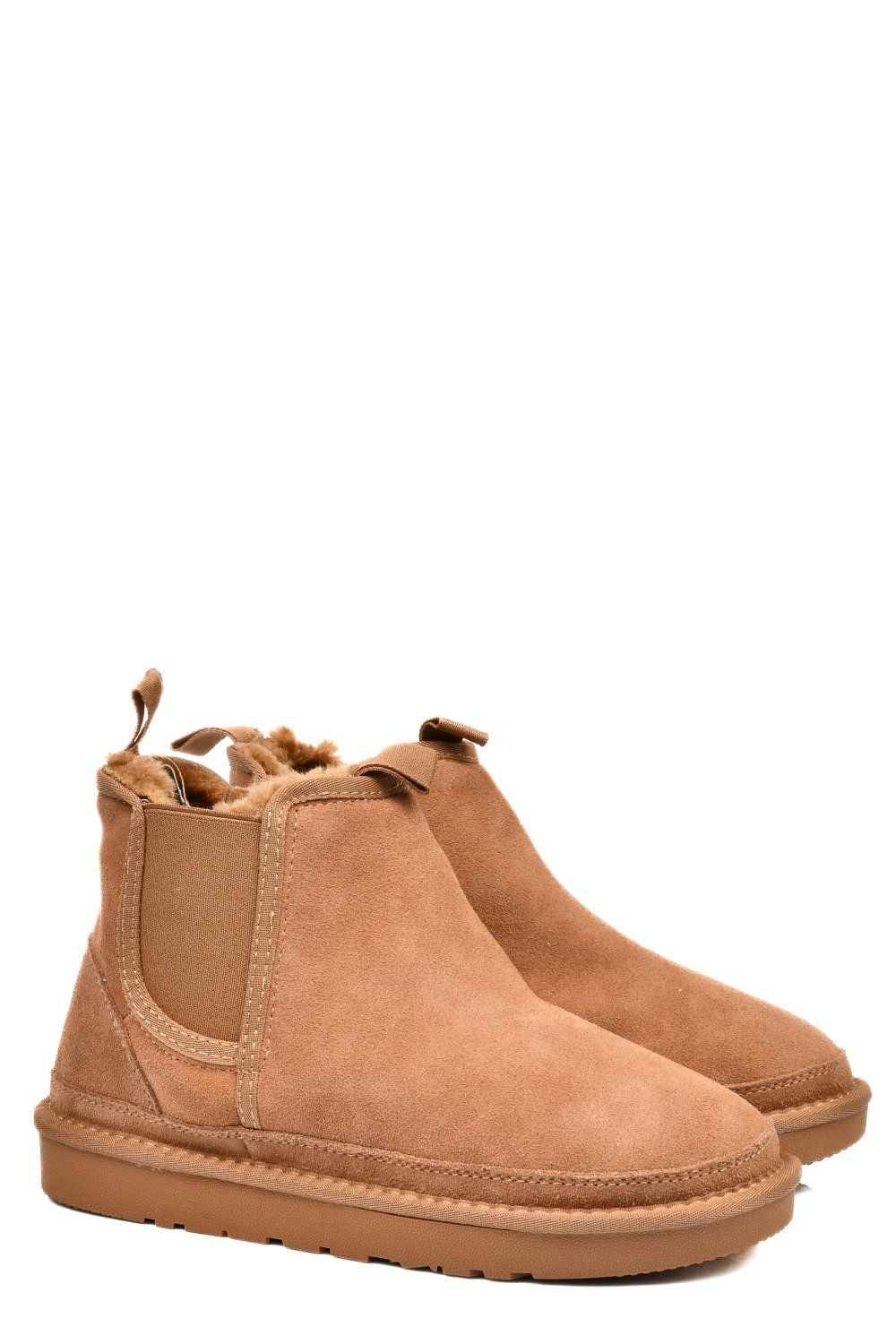 GHETE DAMA IMBLANITE PIELE NATURALA INTOARSA MARO 1S77208