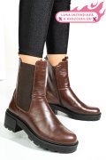 GHETE MARO INCHIS PIELE NATURALA 2S7724