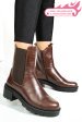 Ghete maro inchis piele naturala 2s7724