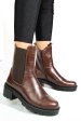 Ghete maro inchis piele naturala 2s7724